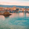 vista sul porto di Civitavecchia